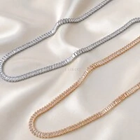 Choker Riviera Baguete