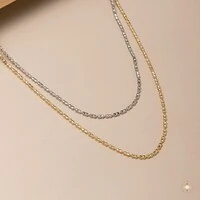 Choker Elos Duas Bolinhas Lisas