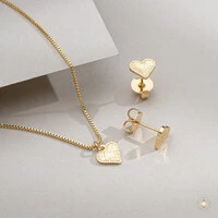 Conjunto Coração Diamantado