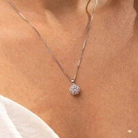 Conjunto Flor de Zircônia