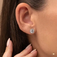 Conjunto Flor de Zircônia