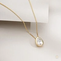 Conjunto Gota com Zircônia