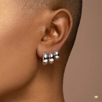 Trio de Argolas Lisas Abauladas