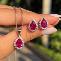 Conjunto Gota de Zircônia Colorida