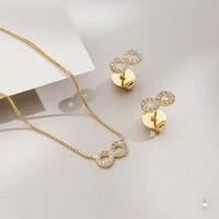 Conjunto Infinito Cravejado com Zircônias