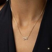 Conjunto Infinito Cravejado com Zircônias