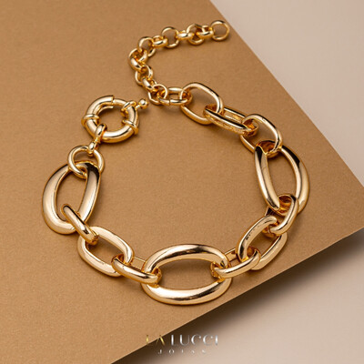 Foto Pulseira Elos Ovais