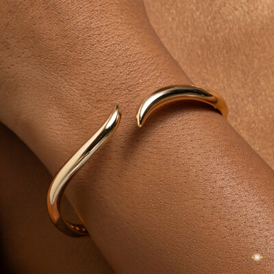 Foto Bracelete Contorno Ondulado