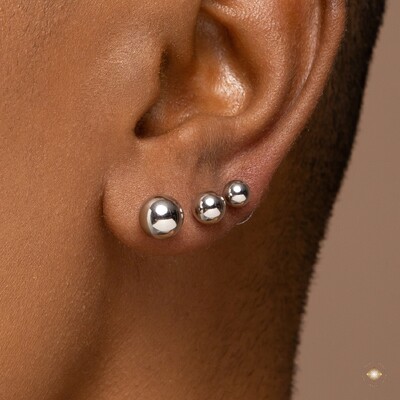 Foto Trio de Brincos de Bolas