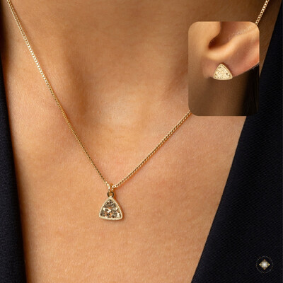 FotoConjunto Triângulo Diamantado 3D