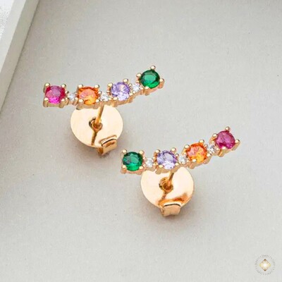 Foto Earcuff 4 Pedras Curvado