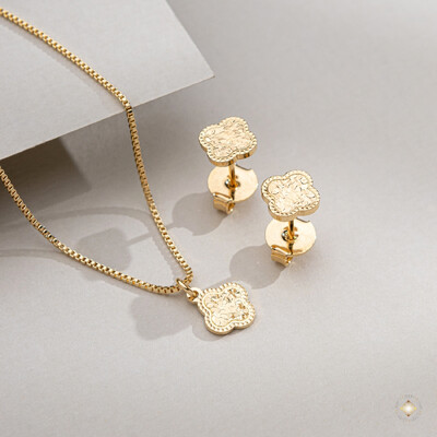 Foto Conjunto Trevo Diamantado 3D