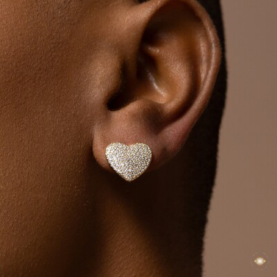 FotoConjunto Coração Cravejado