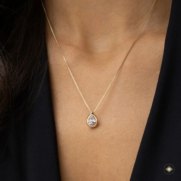 Conjunto Gota com Zircônia