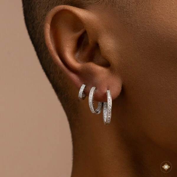 Trio de Argolas Cravejadas Inside Out