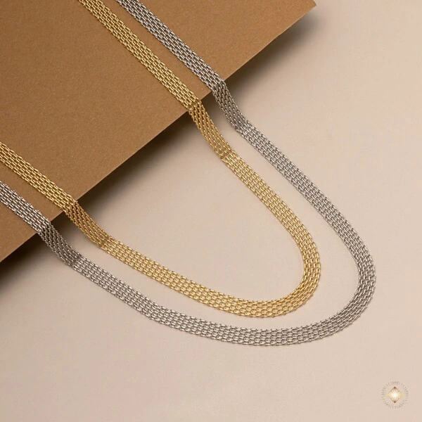 Choker Malha Entrelaçada