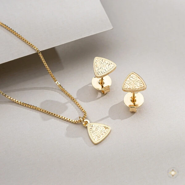 Conjunto Triângulo Diamantado 3D