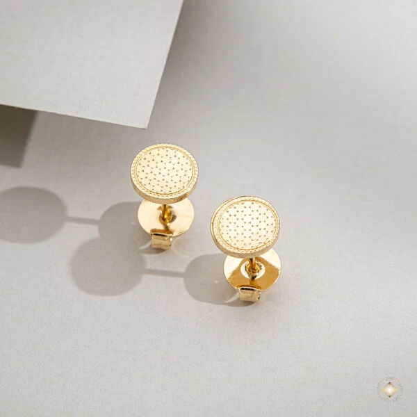 Brinco Redondo Diamantado