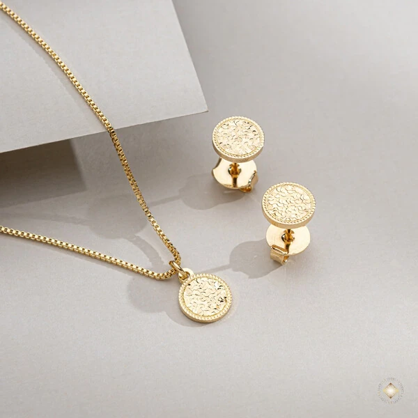 Conjunto Redondo Diamantado 3D