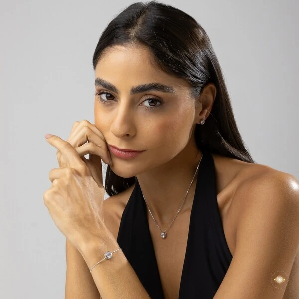 Conjunto Redondo com Zircônia