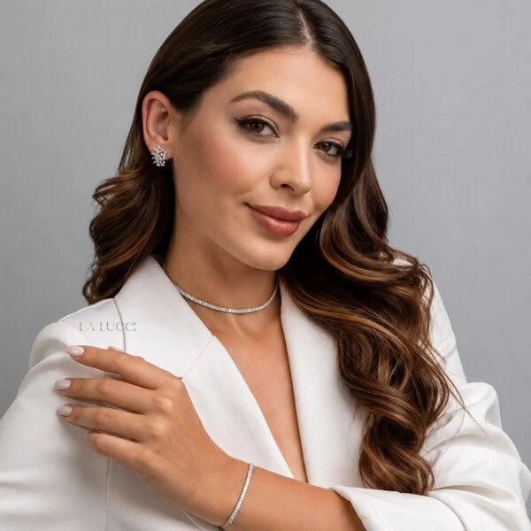 Choker Riviera Baguete