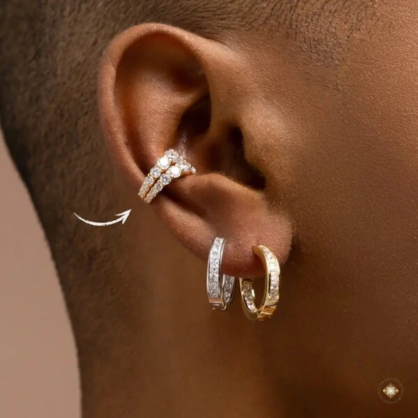 Piercing Fake Degradê de Zircônias