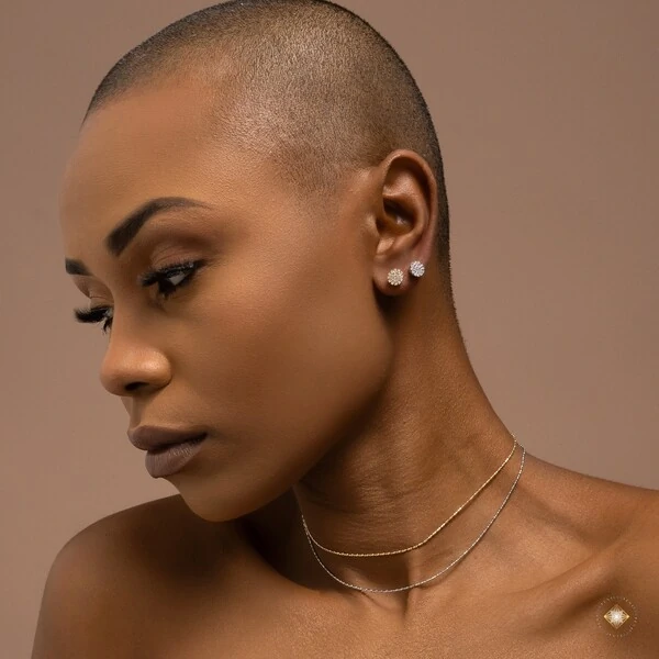 Choker Elos Duas Bolinhas Lisas