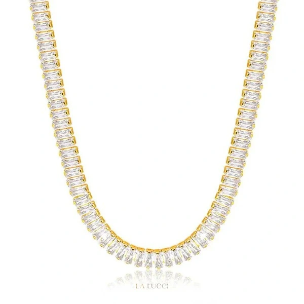 Choker Riviera Baguete