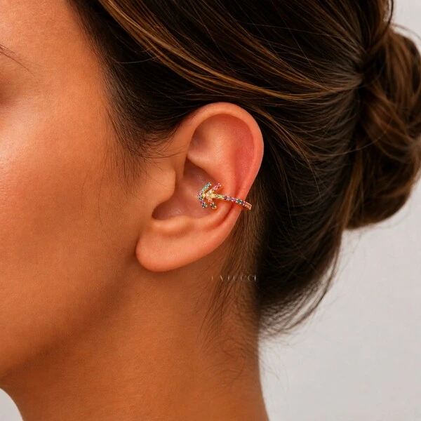 Piercing Fake Seta Cravejada