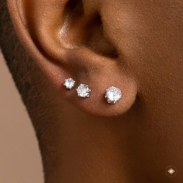 Trio de Pontinhos de Luz com Zircônias