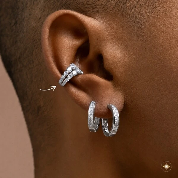 Piercing Fake Degradê de Zircônias