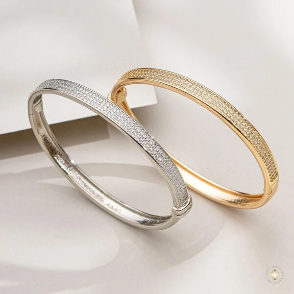 Bracelete Cravejado com Zircônias