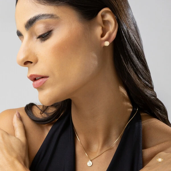 Conjunto Redondo Diamantado 3D