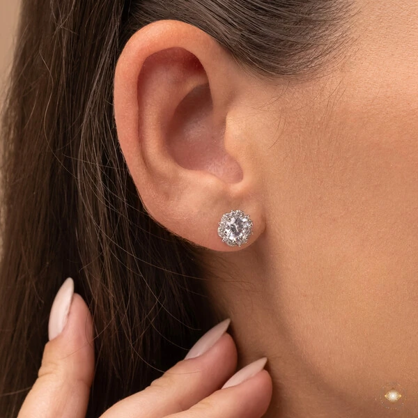 Conjunto Flor de Zircônia