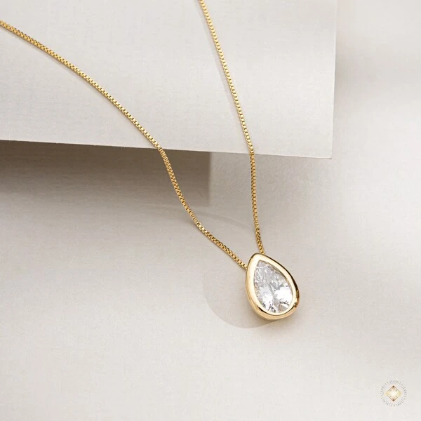 Conjunto Gota com Zircônia