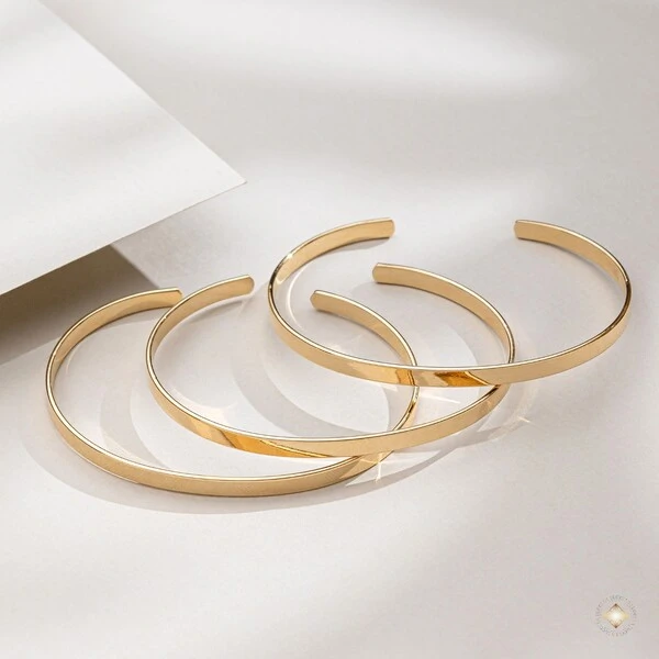 Bracelete Liso Aberto