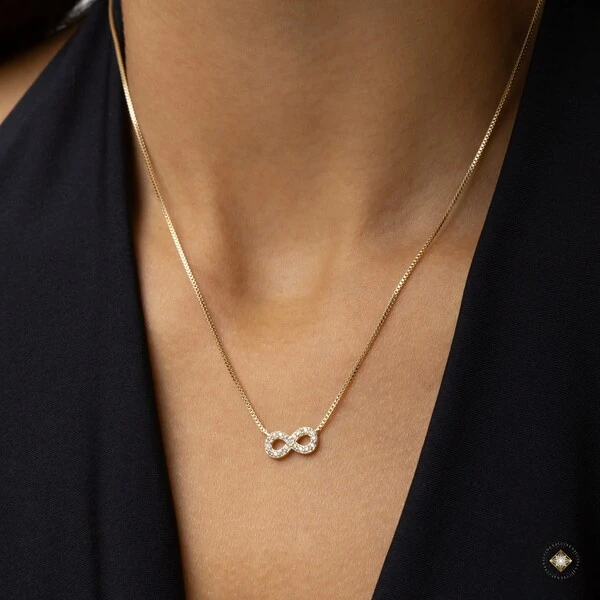 Conjunto Infinito Cravejado com Zircônias