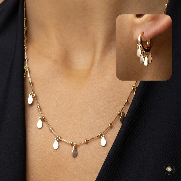 Conjunto Medalhinhas Ovais