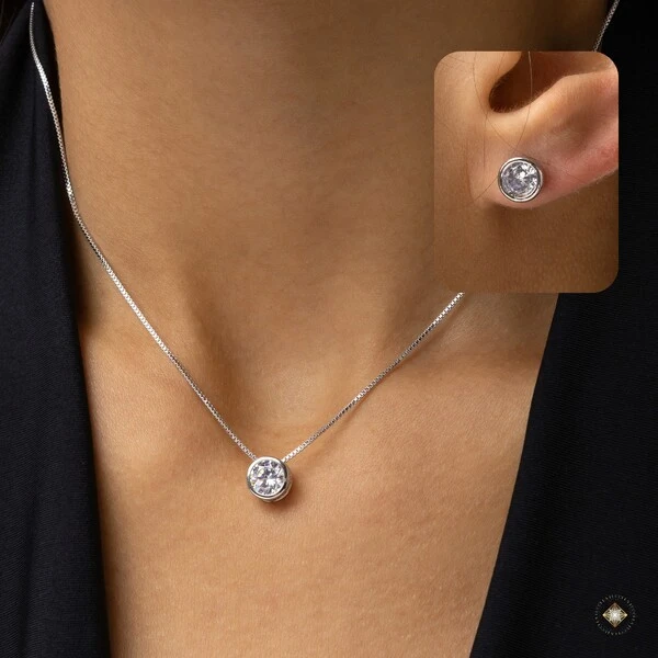 Conjunto Redondo com Zircônia