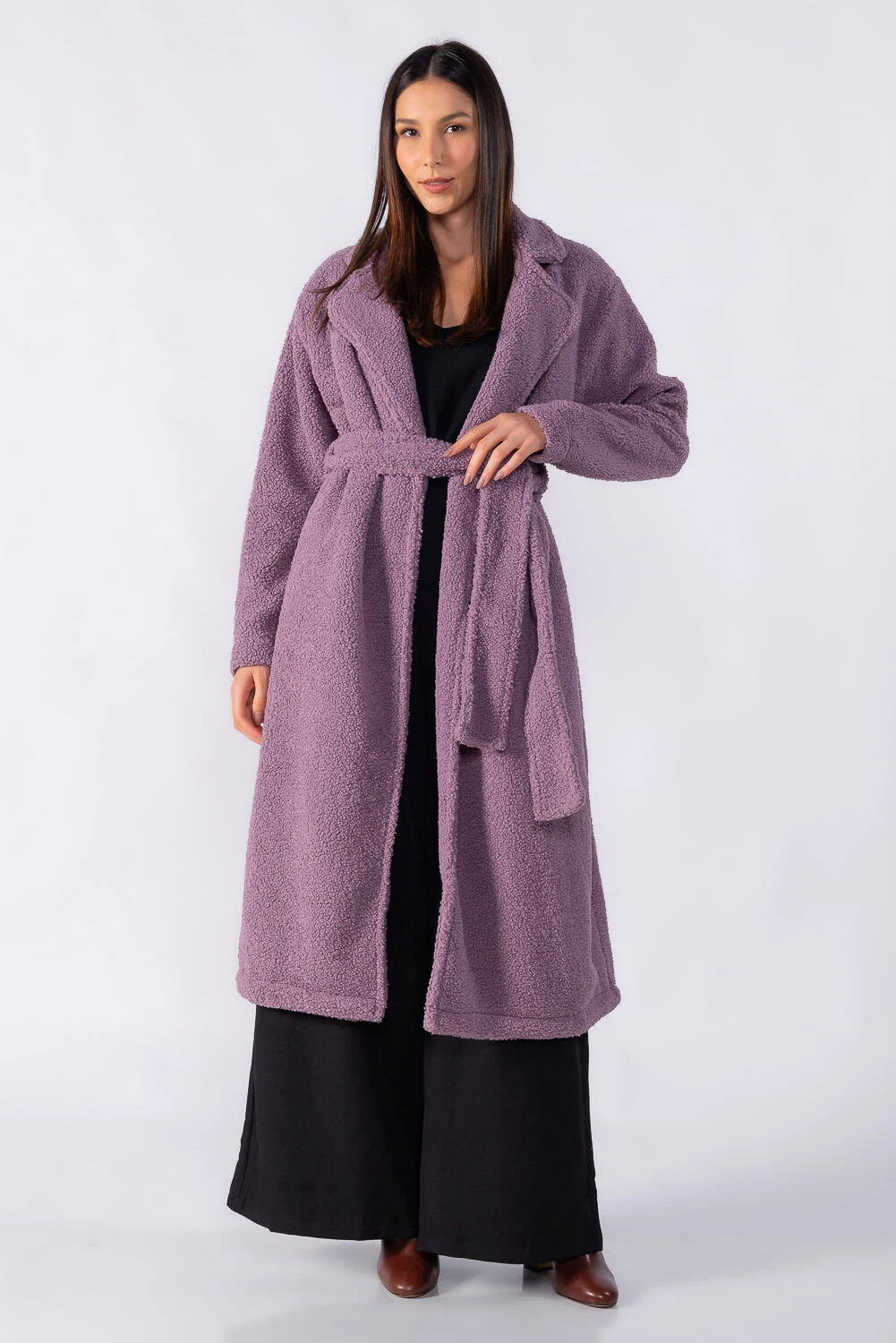 FotoCasaco longo com faixa teddy