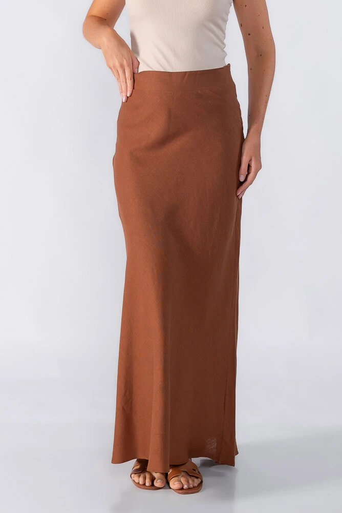 FotoSaia longa ziper lateral