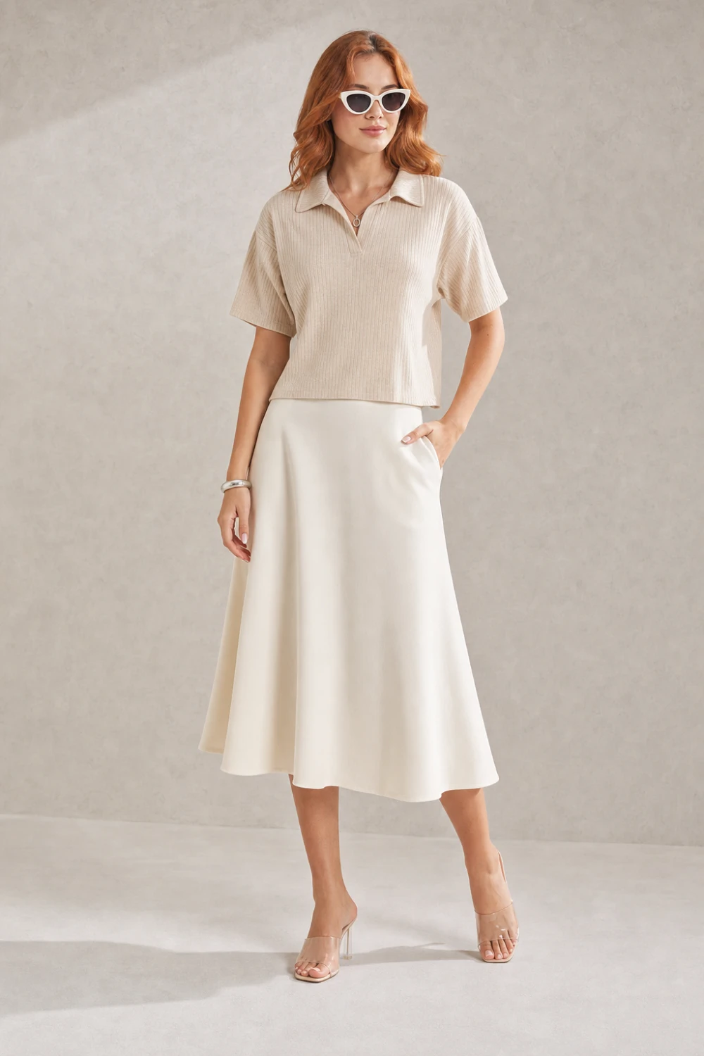 Foto Blusa polo canelada