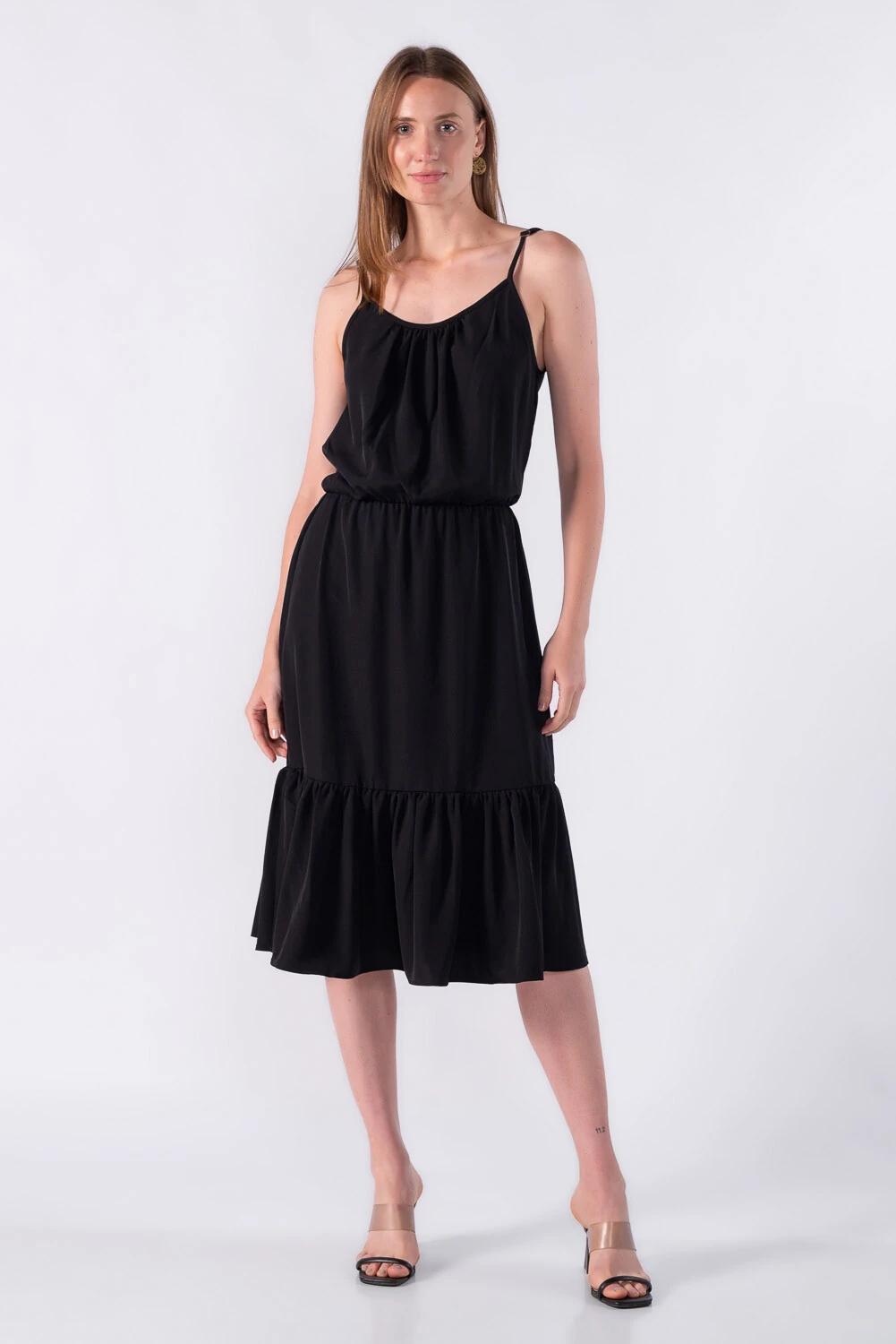 FotoVestido midi alça regulavel