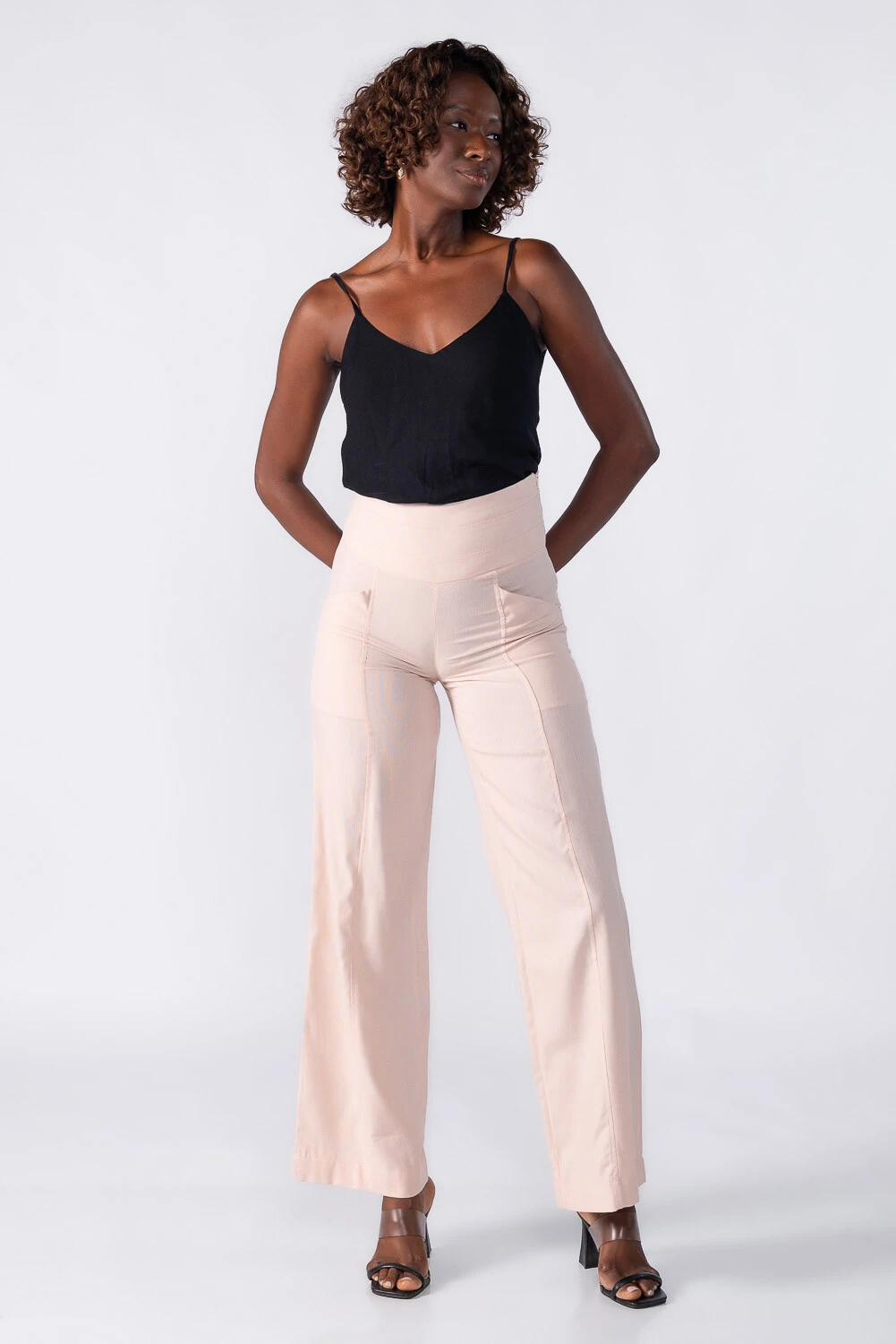 FotoCalca reta com cos largo