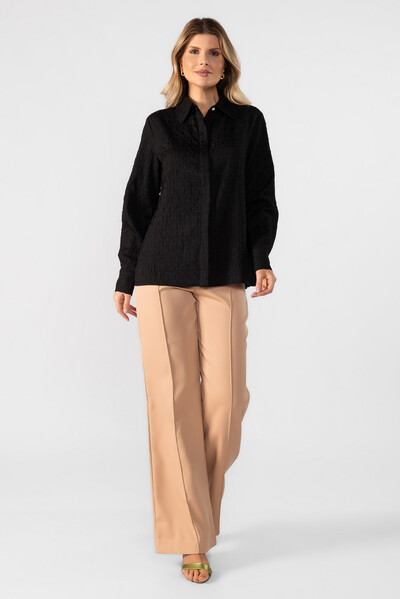 FotoCamisa manga longa com vista dupla