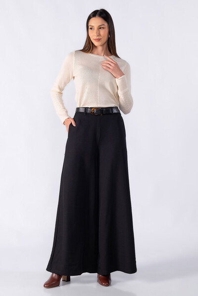 Foto Blusa texturizada manga longa toque seda