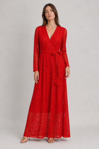 Foto Vestido longo em renda