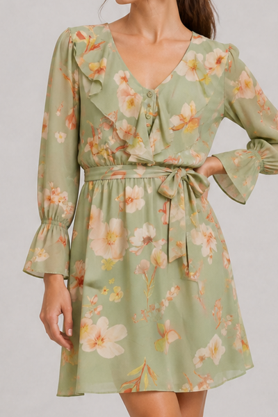 Foto Vestido curto estampado