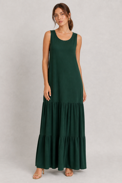 Foto Vestido longo regata