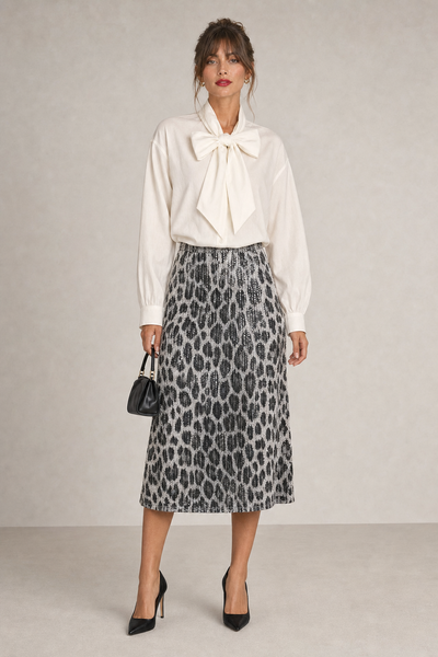 Foto Saia animal print paete